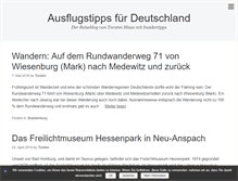 Tablet Screenshot of euroreiseblog.de